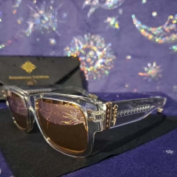 GORGEOUS!!! SHAMBALLA EYEWEAR Sunglasses. Rose gold lenses. - Picture 10 of 11